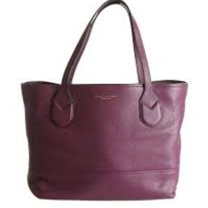 Marc Jacobs Women' Pebbled Leather Shoppers Tote in Plum